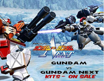 Gundam vs Gundam NEXT Kits - on sale