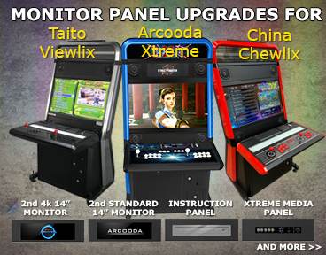 Upgrade Panels suitable for Taito Vewlix, Arcooda GWXtreme and China Chewlix