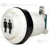 2 Player Arcade Start Button (white)