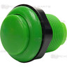 33mm Convex Push Button - Green