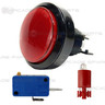 45mm Illuminated Button - Red