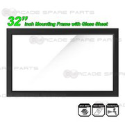 32 inch Monitor Frame with Glass for Vewlix / Chewlix Arcade Cabinet (No Monitor)